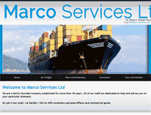 Tablet Screenshot of marco-services.co.uk